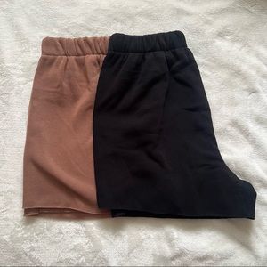 sweat shorts 2 PACK